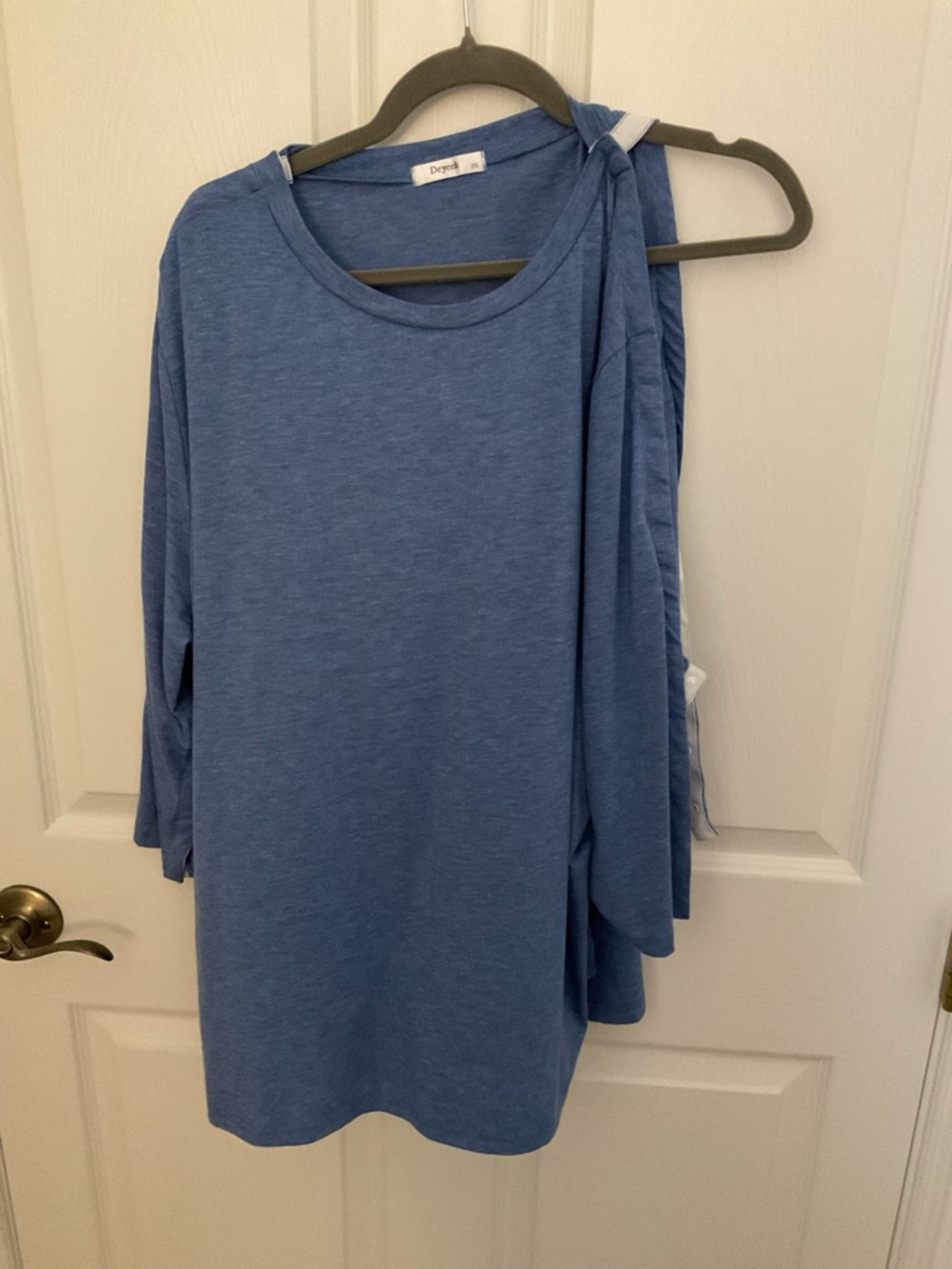 Dex Blue Relaxed Long Sleeve Tee